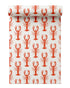 Lobster Bake Peel and Stick Wallpaper in red color - pattern number KK702_Red_KH306 - by Katie Kime in the  collection