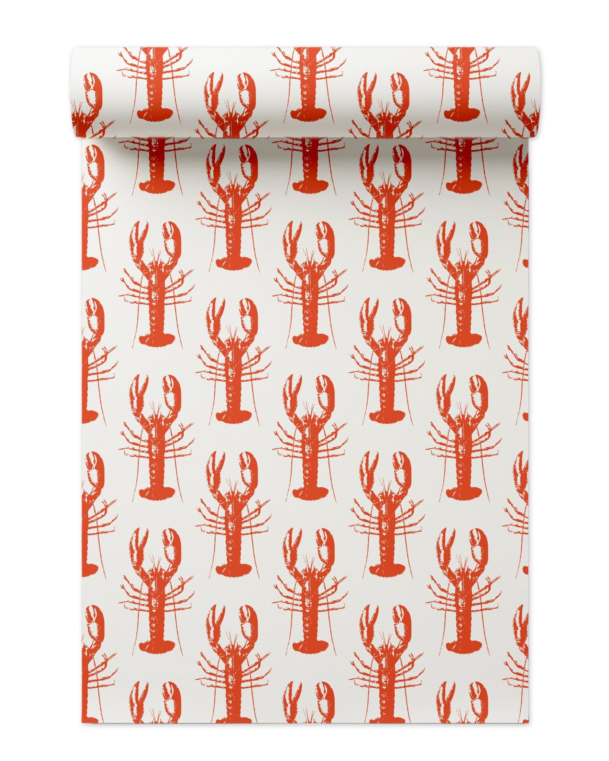 Lobster Bake Wallpaper in Red color - pattern number KK702_Red_KH300 - by Katie Kime in the collection