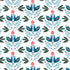 Lotus Wallpaper in Blue color - pattern number KK17013_Blue_KH300 - by Katie Kime in the collection