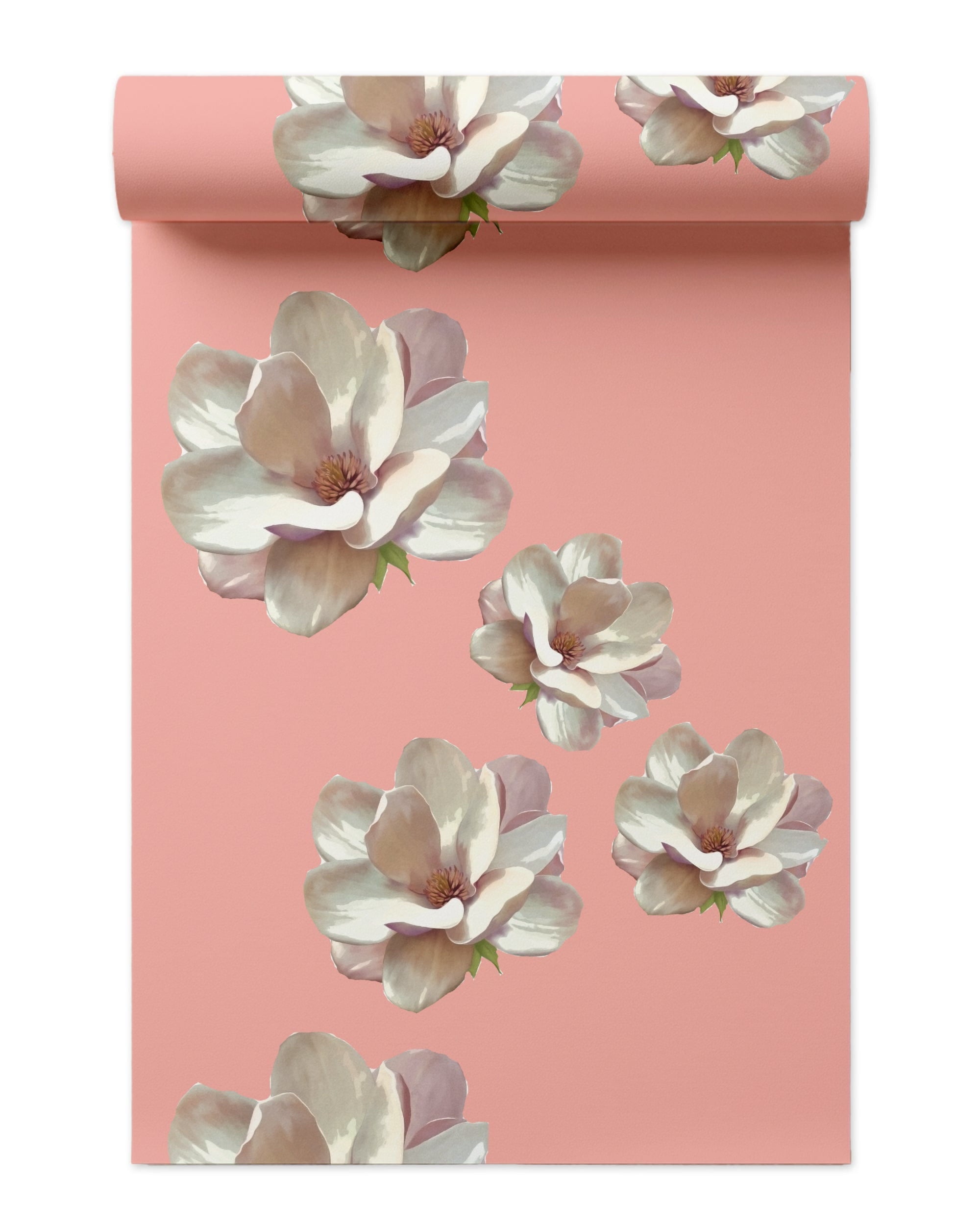 Magnolia Sunset Peel and Stick Wallpaper in pink color - pattern number KK17052_Pink_KH306 - by Katie Kime in the  collection