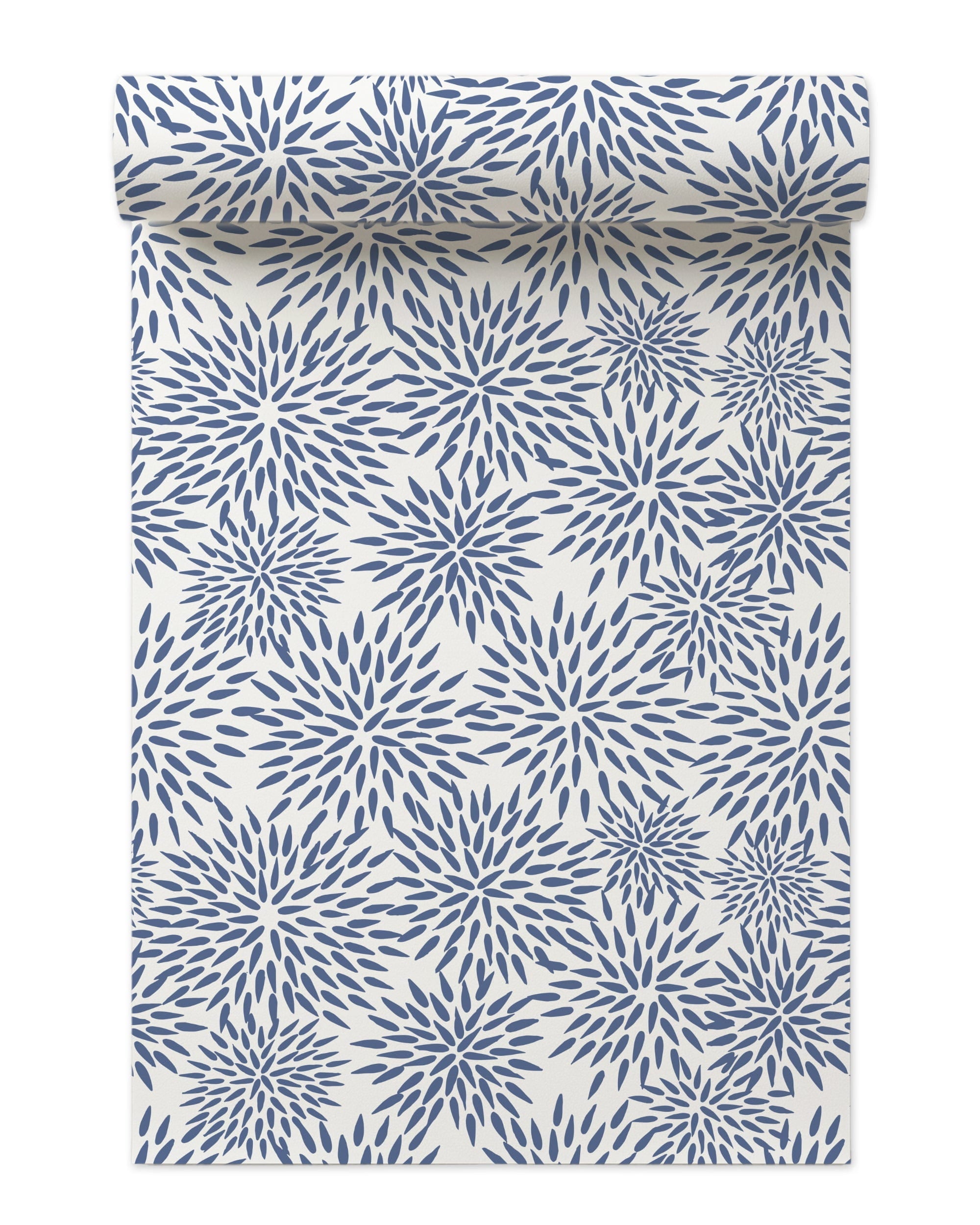 Mums The Word Peel and Stick Wallpaper in navy color - pattern number KK17014_Navy_KH306 - by Katie Kime in the  collection