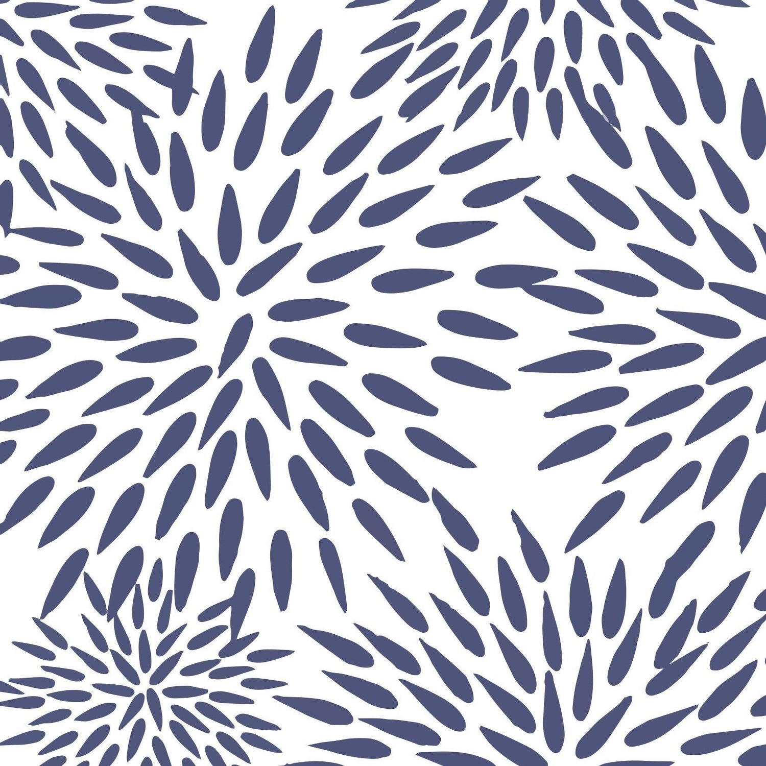 Mums The Word Wallpaper in teal color - pattern number KK17014_Navy_KH300 - by Katie Kime in the  collection