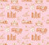 Nashville Toile Peel and Stick Wallpaper in orange pink color - pattern number KK17122_Orange_Pink_KH306 - by Katie Kime in the  collection