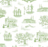 New York Toile Wallpaper in hunter color - pattern number KK17123_Green_KH300 - by Katie Kime in the  collection