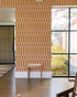 Palisades Wallpaper in brown color - pattern number KK855_Pink_Brown_KH300 - by Katie Kime in the  collection