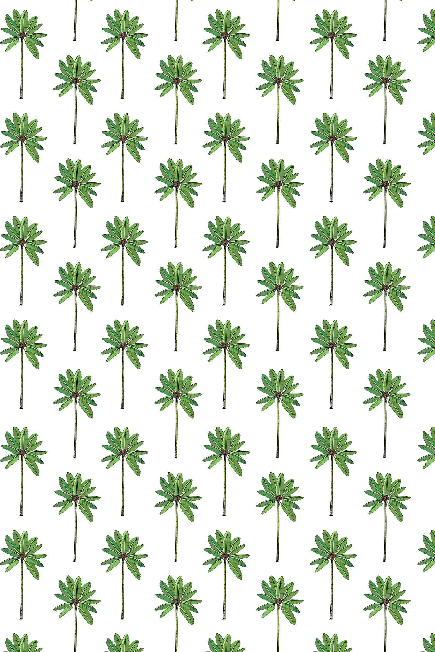 Palm Grove Peel and Stick Wallpaper in green color - pattern number KK774_Green_KH306 - by Katie Kime in the  collection
