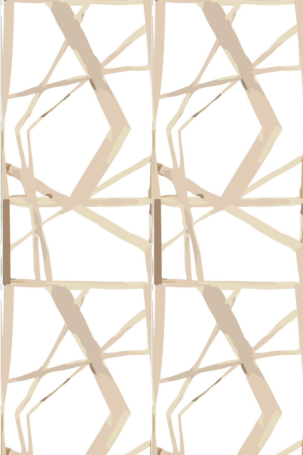 Refraction Wallpaper in Tan color - pattern number KK782_Tan_KH300 - by Katie Kime in the collection