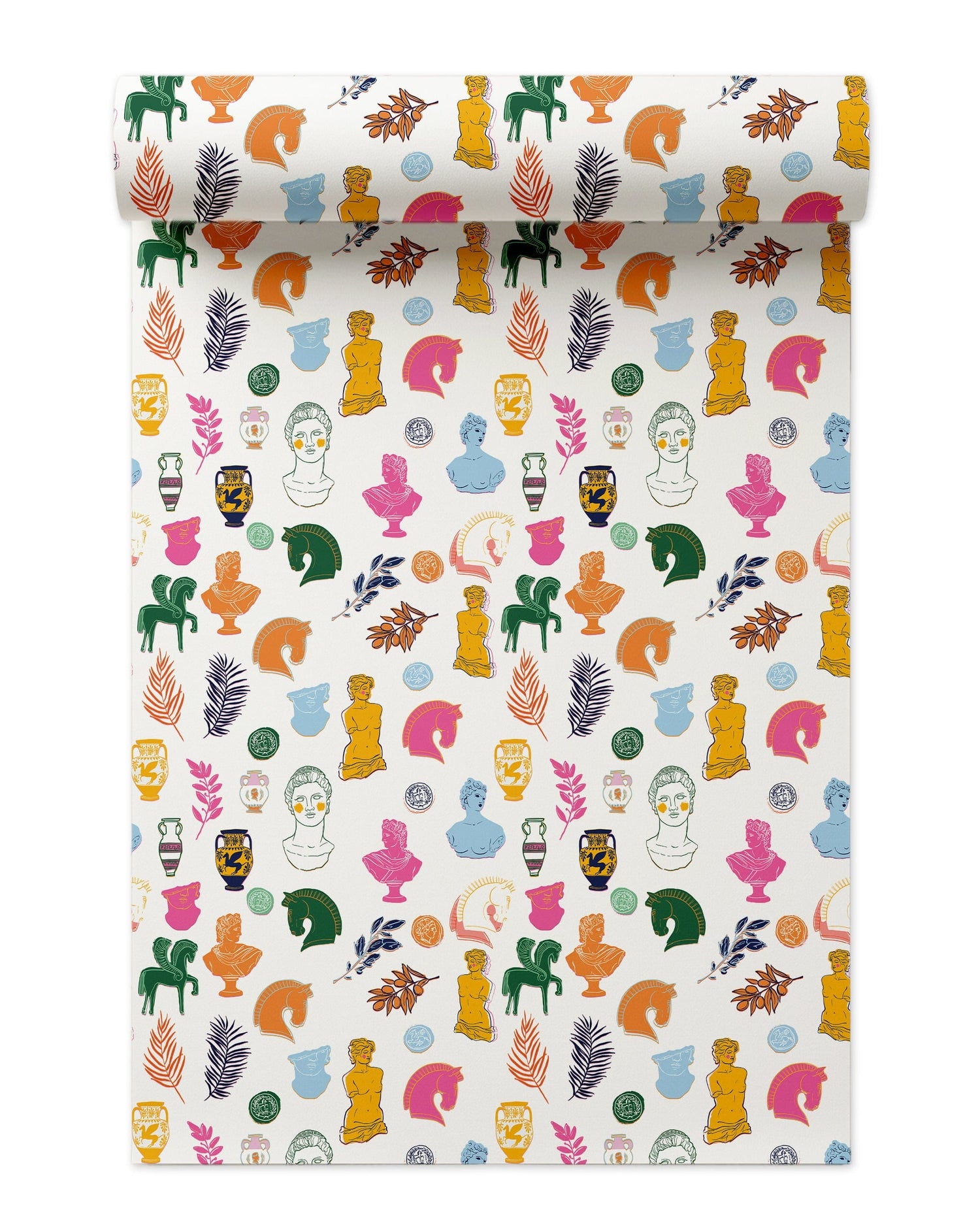 Romanesque Wallpaper in multi color - pattern number KK777_Multi_KH300 - by Katie Kime in the  collection