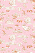 San Antonio Toile Peel and Stick Wallpaper in pink orange color - pattern number KK780_Pink_Orange_KH306 - by Katie Kime in the  collection