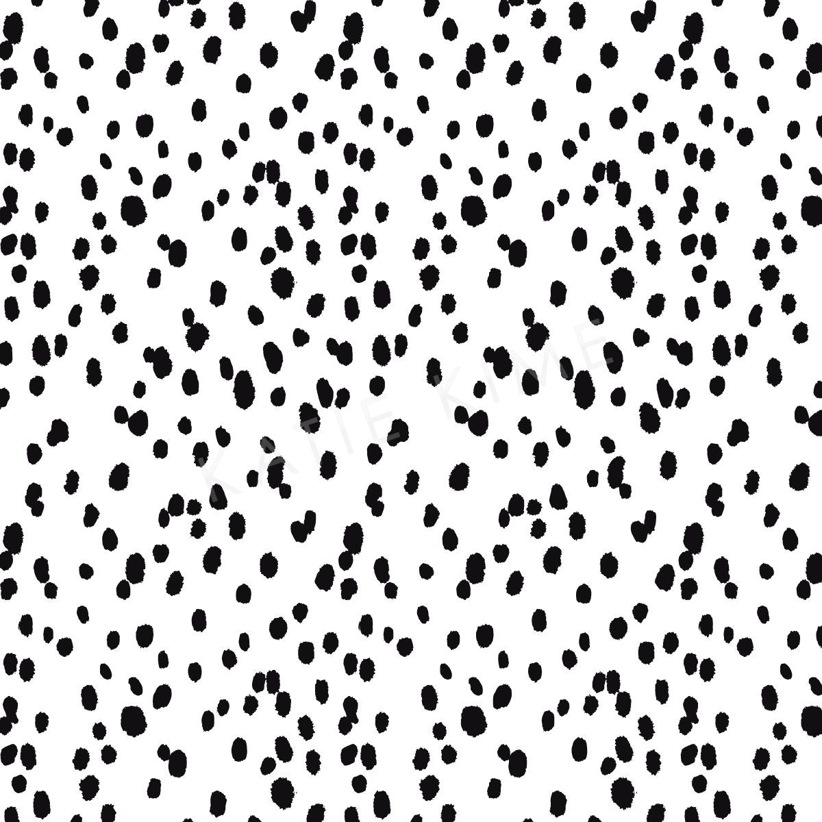 Seeing Spots Wallpaper in Black color - pattern number KK17018_Black_KH300 - by Katie Kime in the collection
