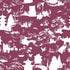 Shangri La Toile Wallpaper in maroon color - pattern number KK17119_Maroon_KH300 - by Katie Kime in the  collection