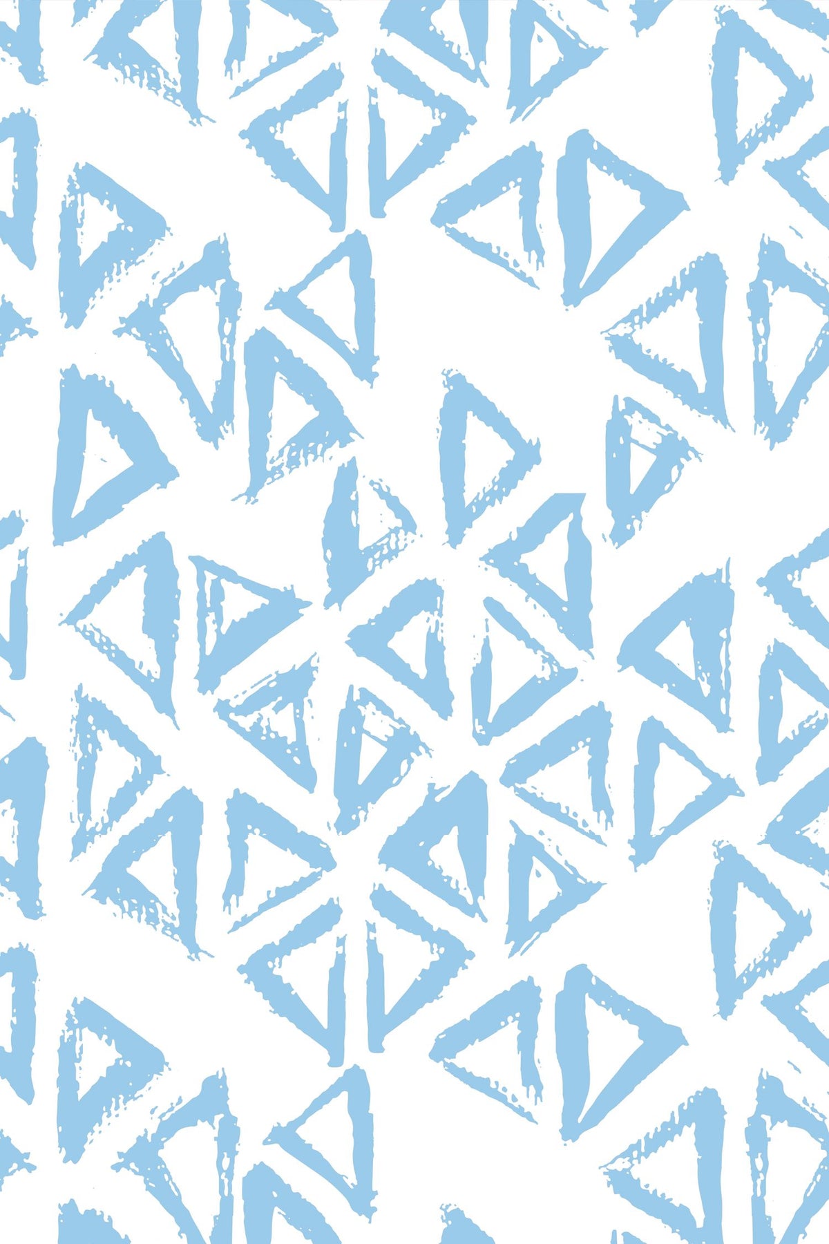 Stamped Wallpaper in Blue color - pattern number KK718_Blue_KH300 - by Katie Kime in the collection