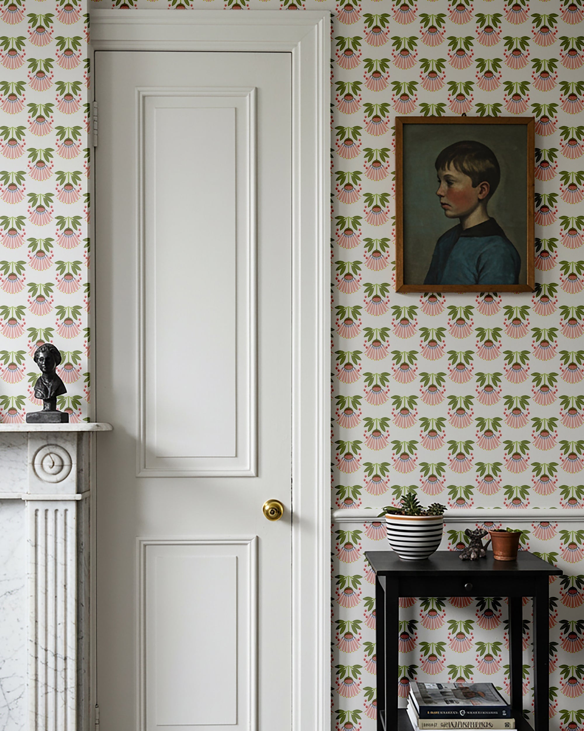 Summer Bouquet Peel and Stick Wallpaper in multi color - pattern number KK817_Multi_KH306 - by Katie Kime in the  collection