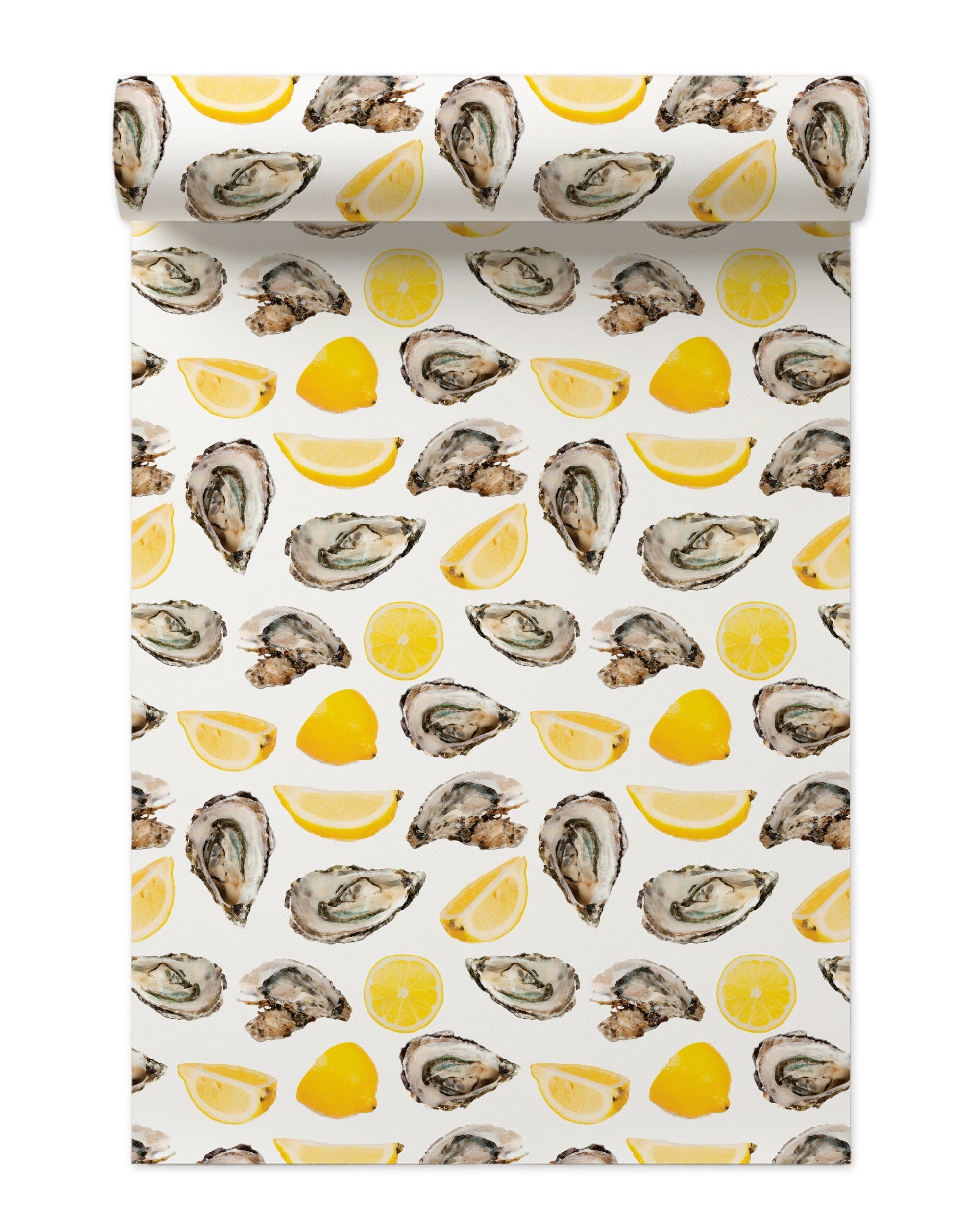 The World is Your Oyster Peel and Stick Wallpaper in yellow color - pattern number KK17015_Yellow_KH306 - by Katie Kime in the  collection