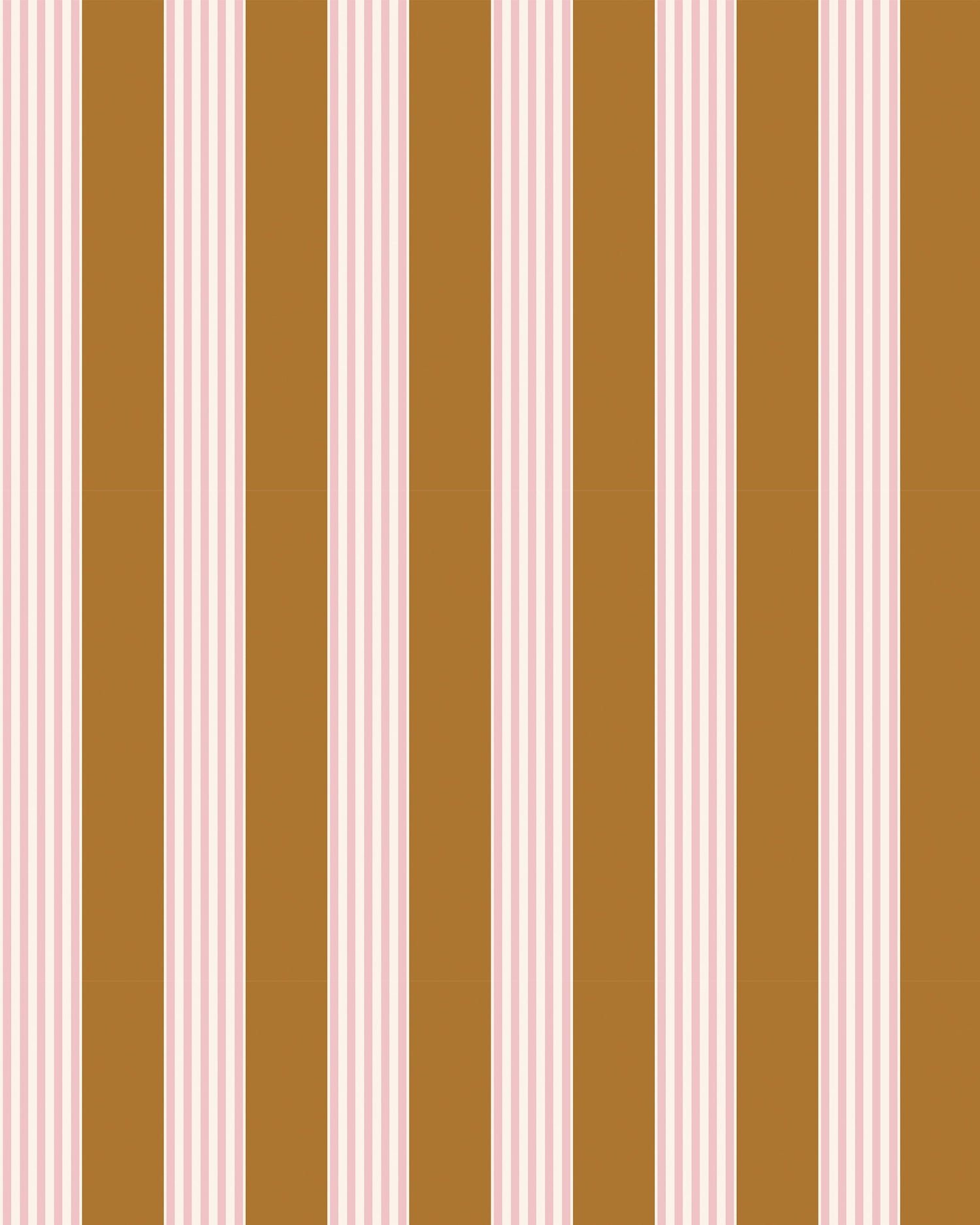 Vineyard Rows Peel and Stick Wallpaper in brown color - pattern number KK858_Brown_KH306 - by Katie Kime in the  collection