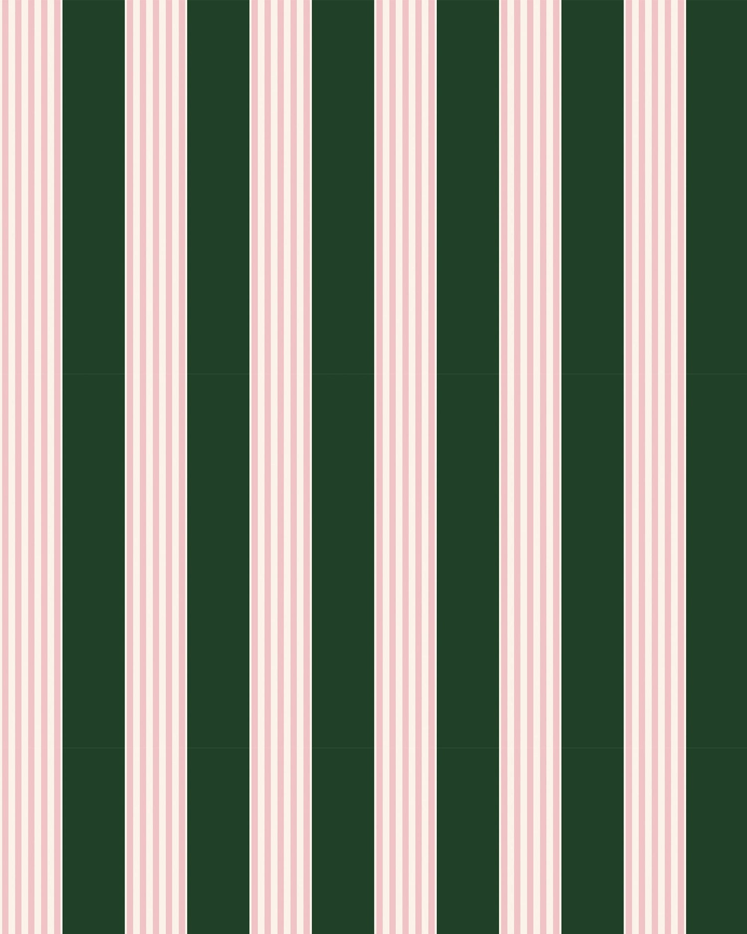 Vineyard Rows Peel and Stick Wallpaper in pink color - pattern number KK858_Pink_Hunter_KH306 - by Katie Kime in the  collection