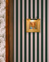 Vineyard Rows Wallpaper in Pink color - pattern number KK858_Pink_Hunter_KH300 - by Katie Kime in the collection
