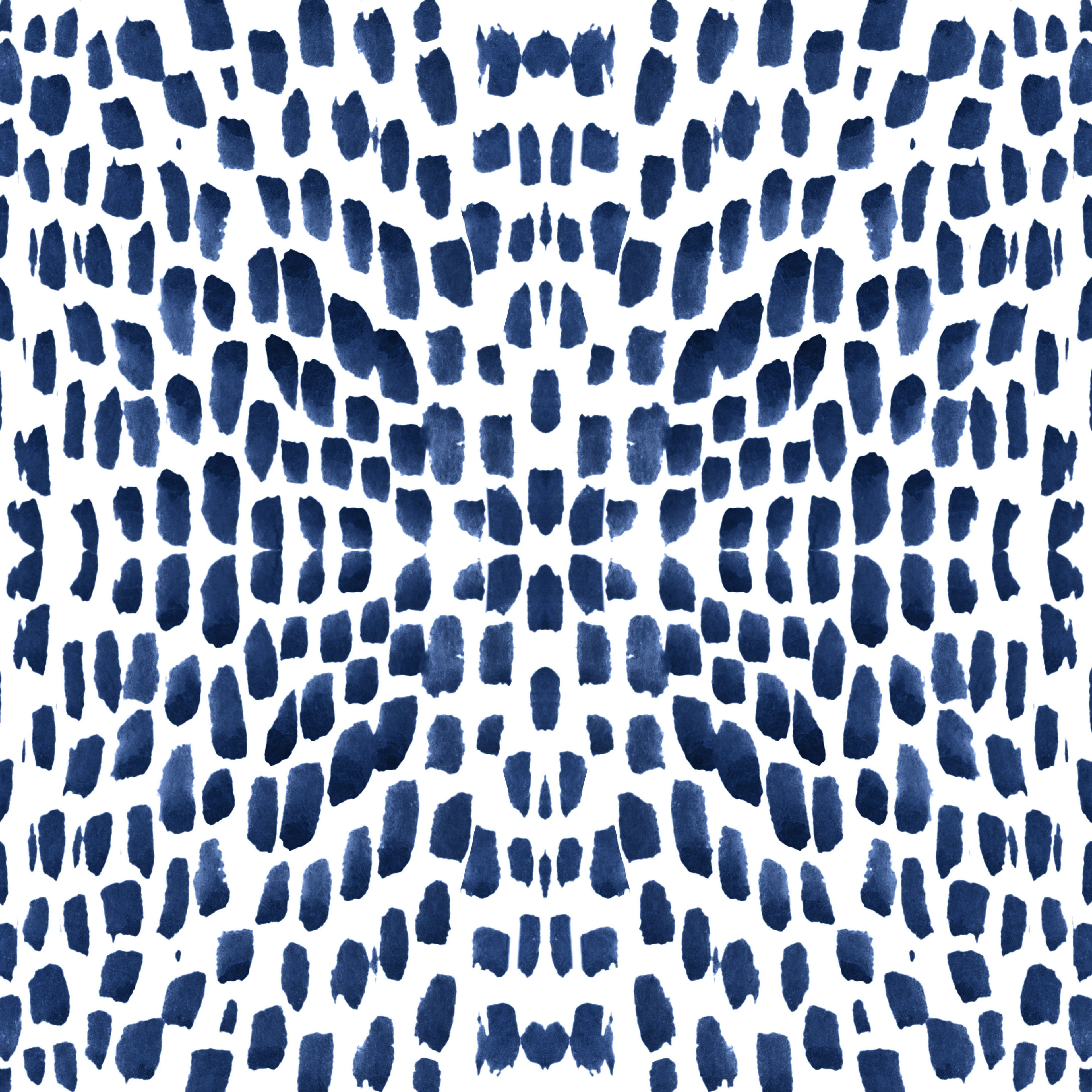 Watermarks Wallpaper in Navy color - pattern number KK17056_Navy_KH300 - by Katie Kime in the collection