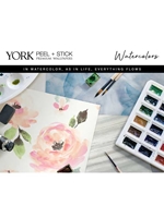 York Premium Peel and Stick Watercolors Wallpaper