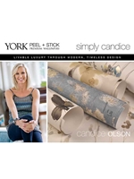 York Premium Peel and Stick Simply Candice Wallpaper