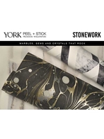 York Premium Peel and Stick Stonework Wallpaper