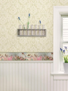 Laundry and Mud Room Wallpaper