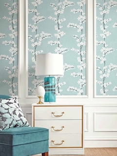 Seabrook Wallpaper Platinum Series offers tasteful, elegant and mesmerizing patterns including the Brunate and Classica collections