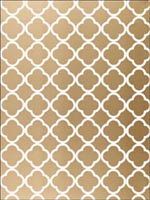 Morroco Antique Gold Wallpaper 5005873 by Schumacher Wallpaper for sale at Wallpapers To Go