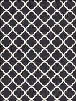 Morroco Black Wallpaper 5005876 by Schumacher Wallpaper for sale at Wallpapers To Go
