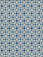 Serallo Mosaic Aegean Wallpaper 5005970 by Schumacher Wallpaper for sale at Wallpapers To Go