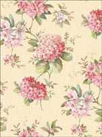 Floral Wallpaper CA80803 by Seabrook Wallpaper for sale at Wallpapers To Go