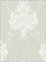 Damask Stria Wallpaper CA81002 by Seabrook Wallpaper for sale at Wallpapers To Go