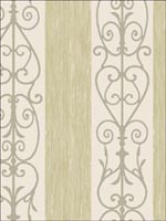 Scroll Design Stripes Wallpaper CA81604 by Seabrook Wallpaper for sale at Wallpapers To Go