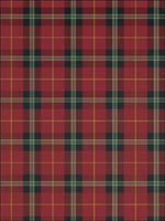 Winslow Plaid Red Wallpaper T1029 by Thibaut Wallpaper for sale at Wallpapers To Go
