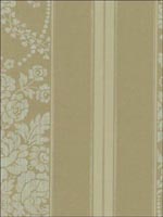 Floral Damask Stripes Wallpaper CS42002 by Seabrook Platinum Series Wallpaper for sale at Wallpapers To Go