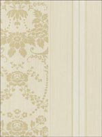 Floral Damask Stripes Wallpaper CS42003 by Seabrook Platinum Series Wallpaper for sale at Wallpapers To Go