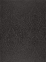 Breckenridge Paisley Charcoal Wallpaper 5006243 by Schumacher Wallpaper for sale at Wallpapers To Go