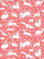 Nairobi Pink Wallpaper T13069 by Thibaut Wallpaper for sale at Wallpapers To Go