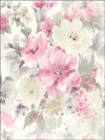 Floral Flowers Wallpaper CH81101 by Pelican Prints Wallpaper for sale at Wallpapers To Go