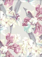 Floral Flowers Wallpaper CH81509 by Pelican Prints Wallpaper for sale at Wallpapers To Go
