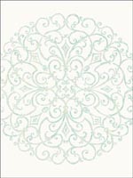 Medallion Wallpaper CH81702 by Pelican Prints Wallpaper for sale at Wallpapers To Go