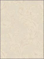 Leaf Scroll Wallpaper BR30407 by Seabrook Platinum Series Wallpaper for sale at Wallpapers To Go