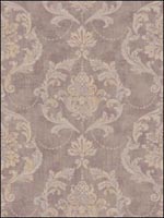 Damask Wallpaper BR31109 by Seabrook Platinum Series Wallpaper for sale at Wallpapers To Go
