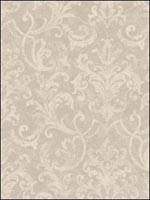 Damask Wallpaper BR31202 by Seabrook Platinum Series Wallpaper for sale at Wallpapers To Go