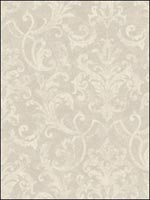 Damask Wallpaper BR31207 by Seabrook Platinum Series Wallpaper for sale at Wallpapers To Go