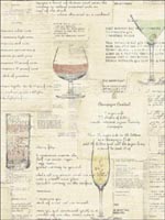 Recipes Wallpaper TH30508 by Pelican Prints Wallpaper for sale at Wallpapers To Go