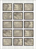 Frames Maps Mural TH33500M by Pelican Prints Wallpaper for sale at Wallpapers To Go