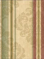 Damask Stripes Wallaper TH34005 by Pelican Prints Wallpaper for sale at Wallpapers To Go