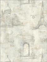 Paris Script Wallpaper TH34302 by Pelican Prints Wallpaper for sale at Wallpapers To Go