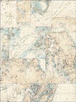 Maps Wallpaper TH34700 by Pelican Prints Wallpaper for sale at Wallpapers To Go